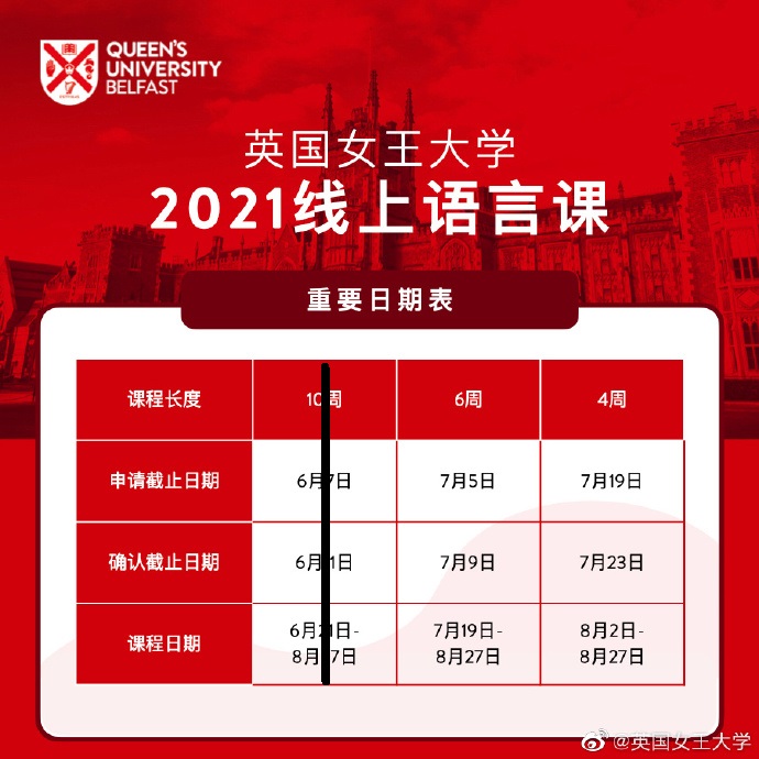 英国语言班截止日期更新汇总(图3) 英国语言班截止日期更新汇总(图3)