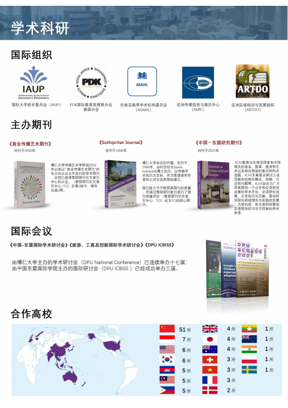 可学历认证的泰国学校-博仁大学简介(图6)
